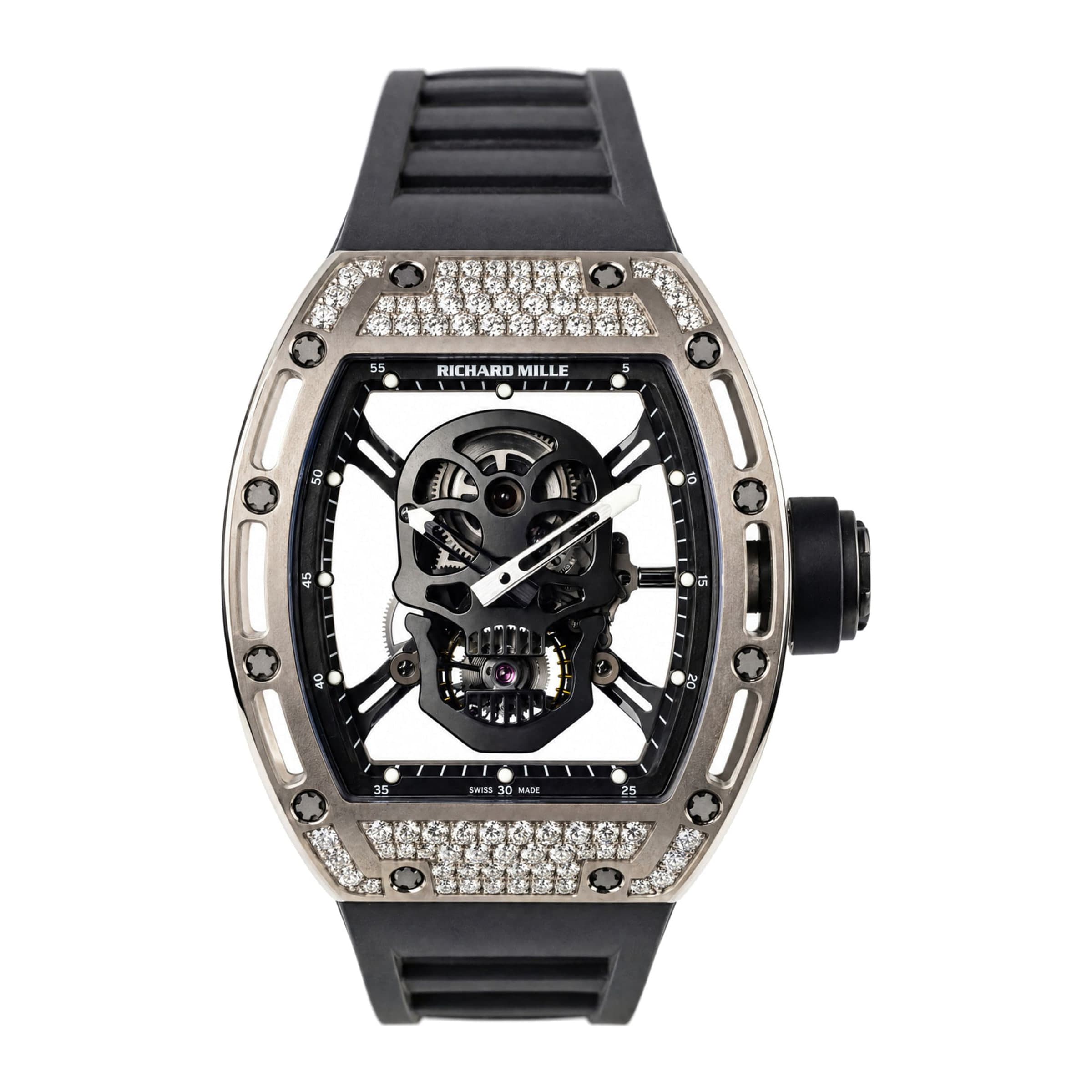 Richard Mille Skull Diamond Pièce Unique Ref. RM052 · White Gold · 42.7 x 50mm